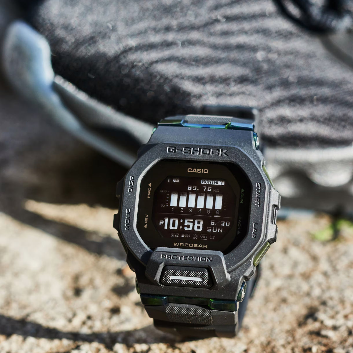 Casio G-Shock GBD-200UU-1 Herrenuhr Schwarz