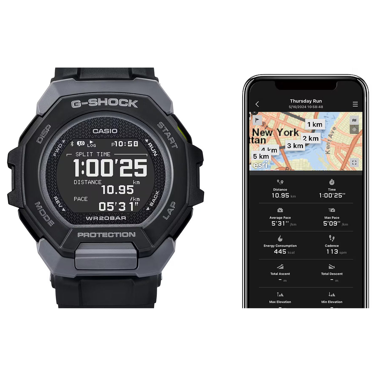 Casio G-Shock GBD-300-1 Men's Black Watch