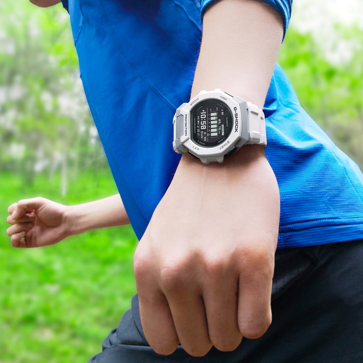 Casio G-Shock GBD-300-7 Herrenuhr Weiß