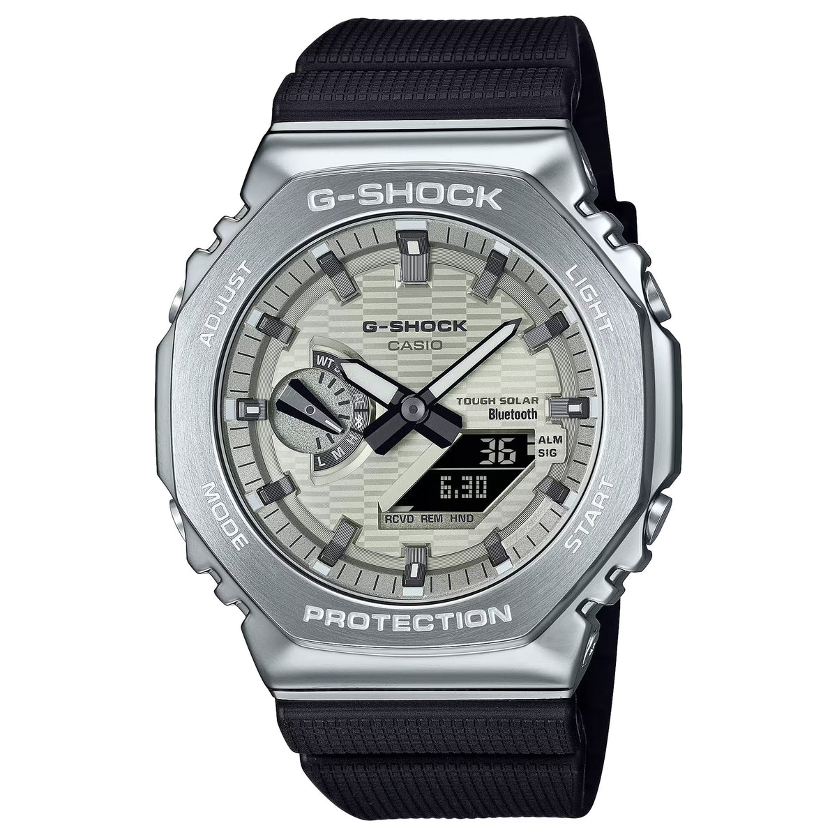 Casio G-Shock GBM-2100A-8B Herrenuhr, Silber