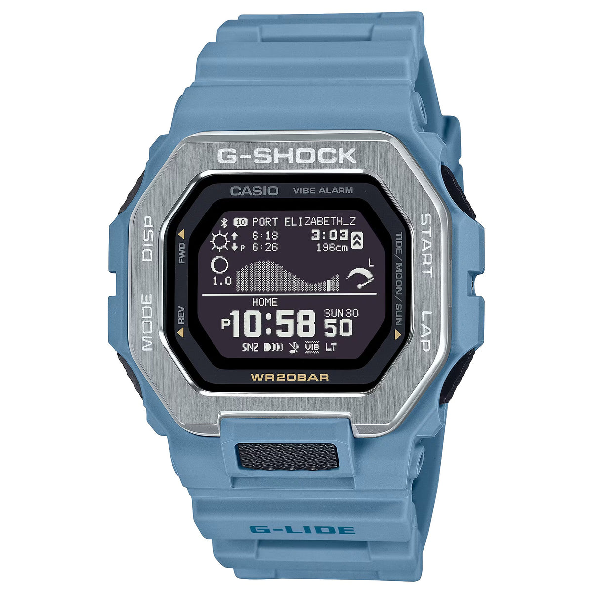 Casio G-Shock GBX-100-2A Herrenuhr Blau Schwarz