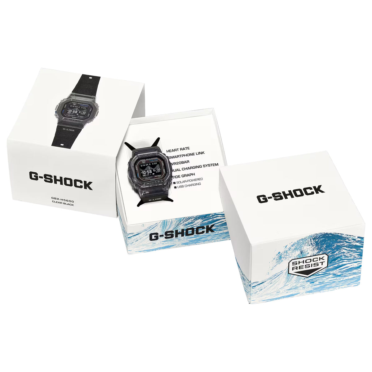 Montre Casio G-Shock GBX-H5600-1 Homme Noir