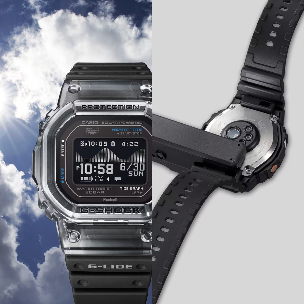Montre Casio G-Shock GBX-H5600-1 Homme Noir