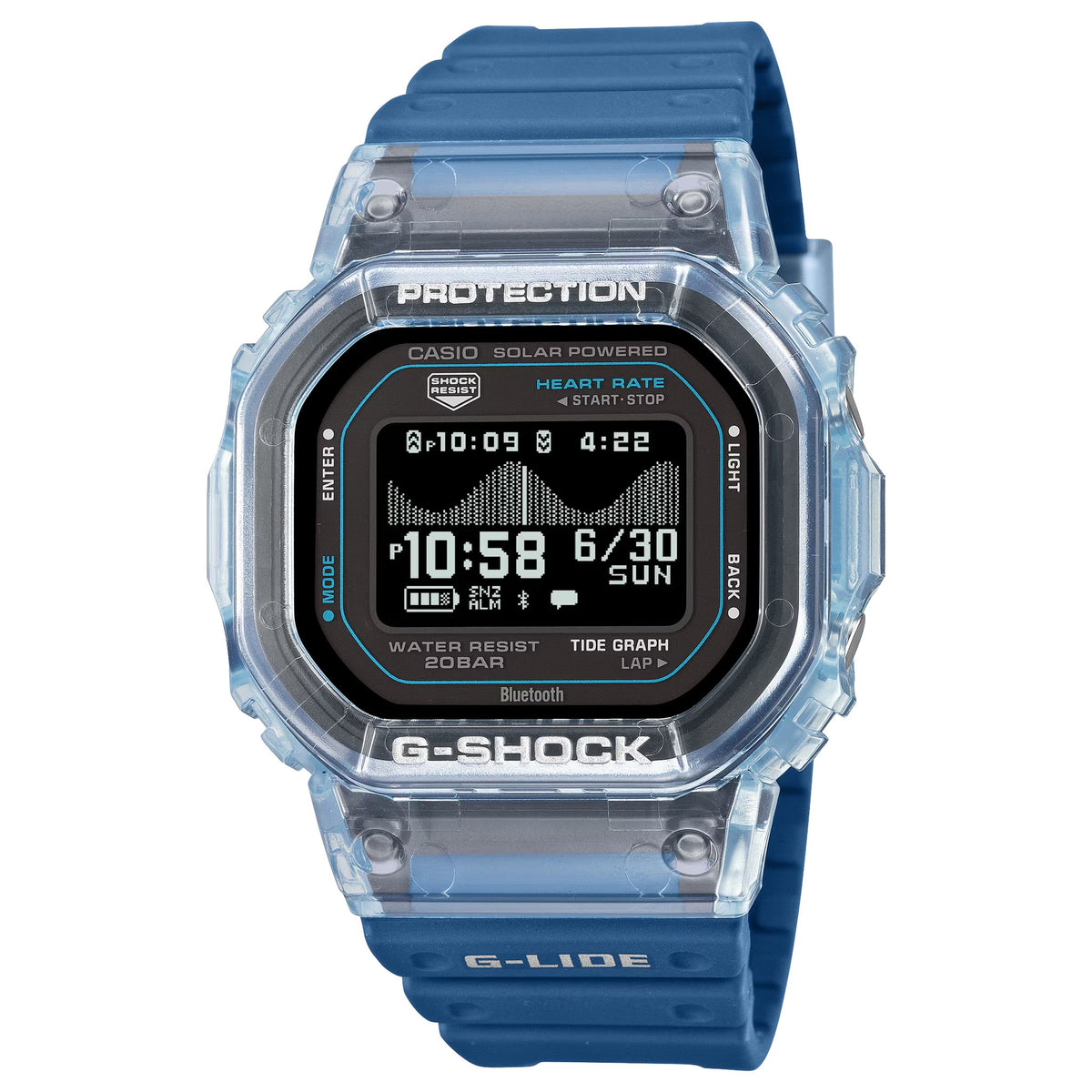 Casio G-Shock GBX-H5600-2 Herrenuhr Blau