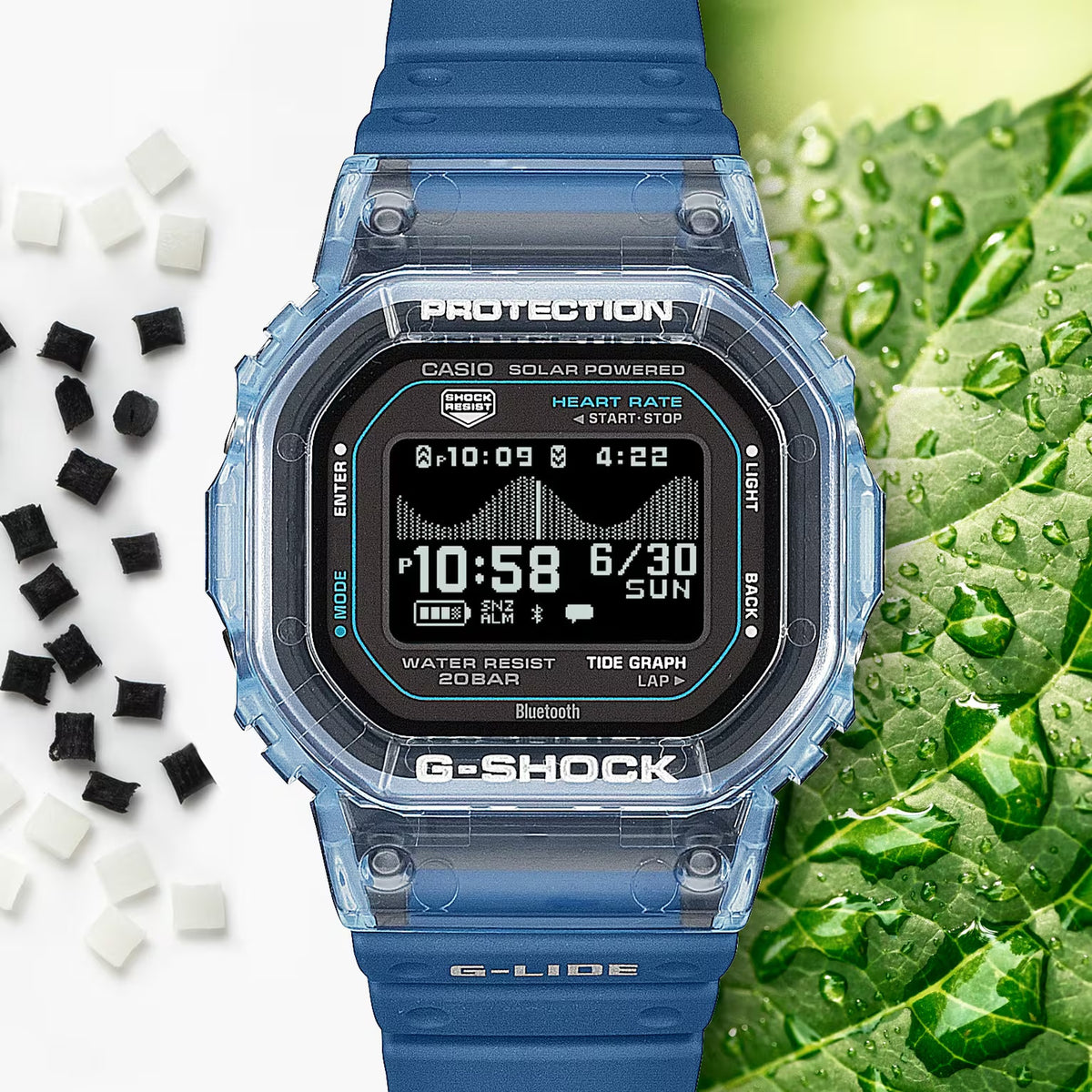 Casio G-Shock GBX-H5600-2 Herrenuhr Blau