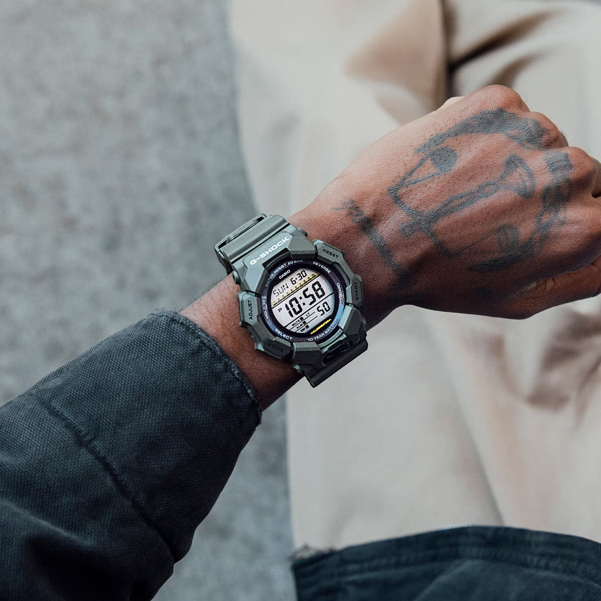 Casio G-Shock GD-010-3 Herrenuhr Grün