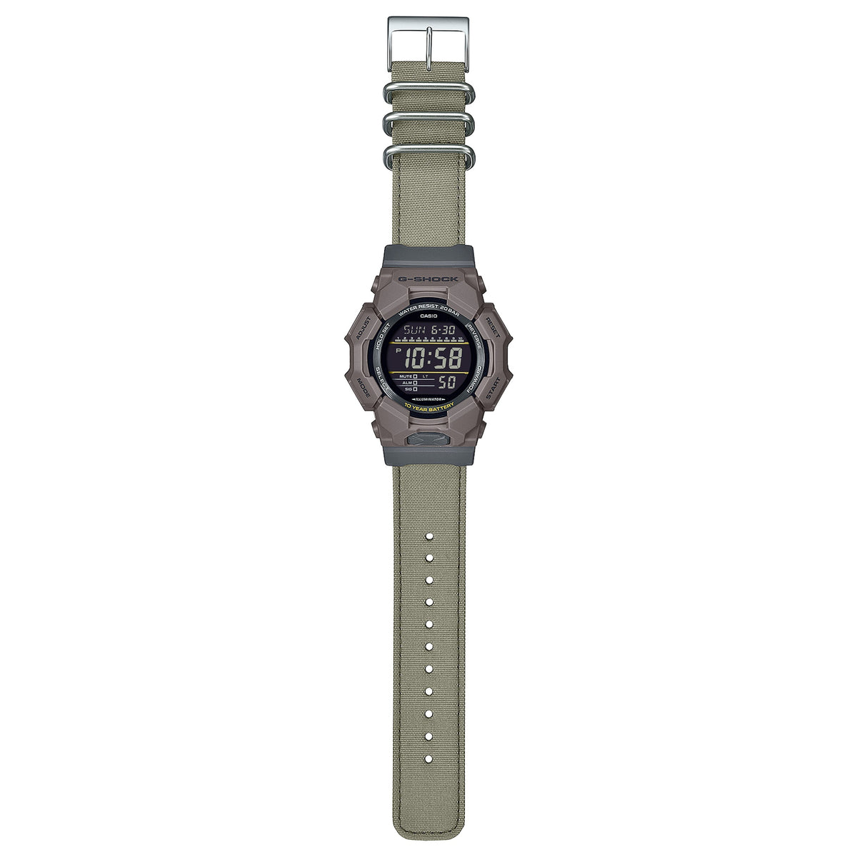 Casio G-Shock GD-010CE-5 Herrenuhr Braun Grau
