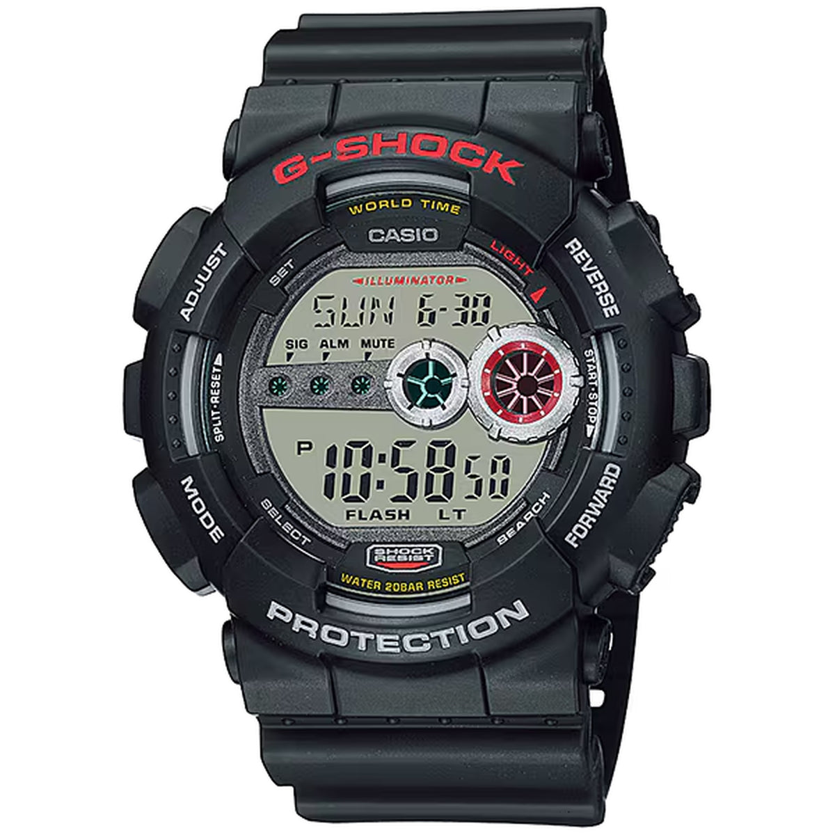 Casio G-Shock GD-100-1A Herrenuhr Schwarz