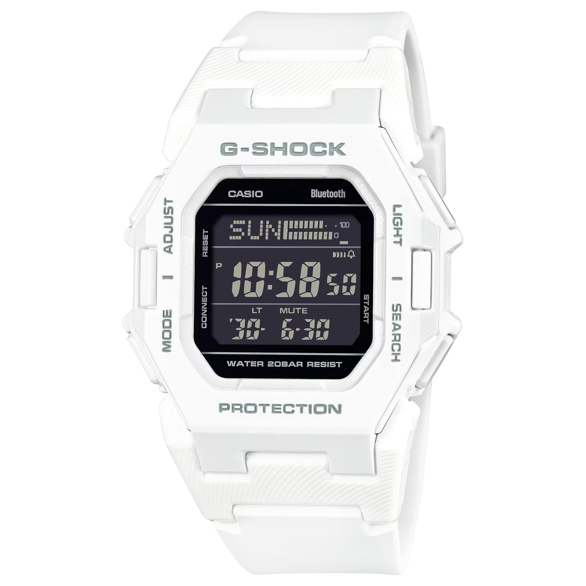 Casio G-Shock GD-B500-7 Herrenuhr Weiß Schwarz
