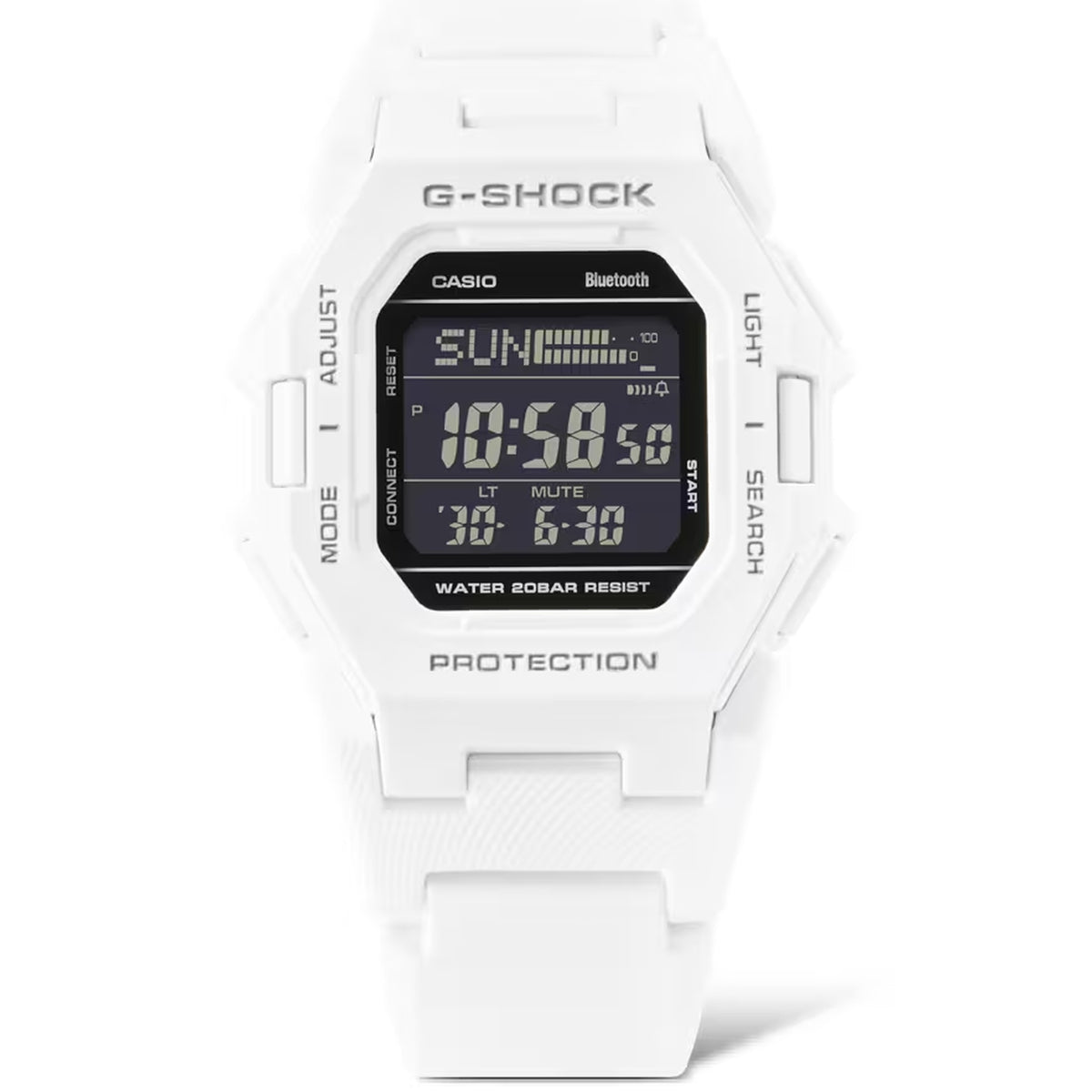 Casio G-Shock GD-B500-7 Herrenuhr Weiß Schwarz