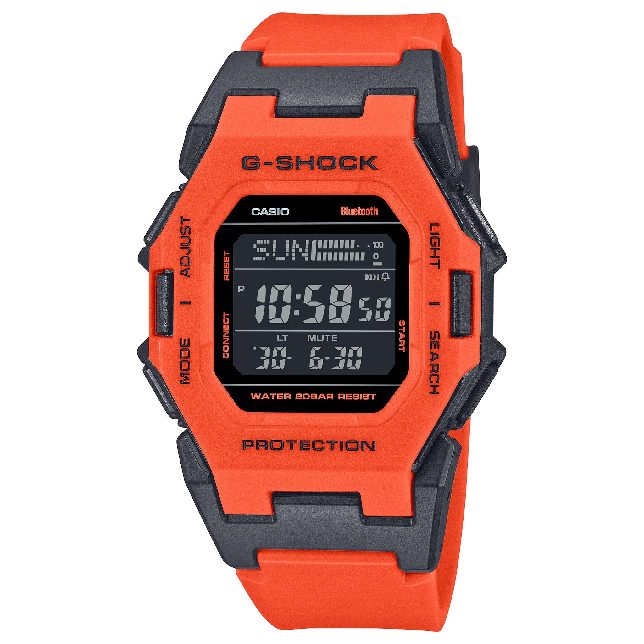 Montre Casio G-Shock GD-B500FL-4 Homme Orange Noir