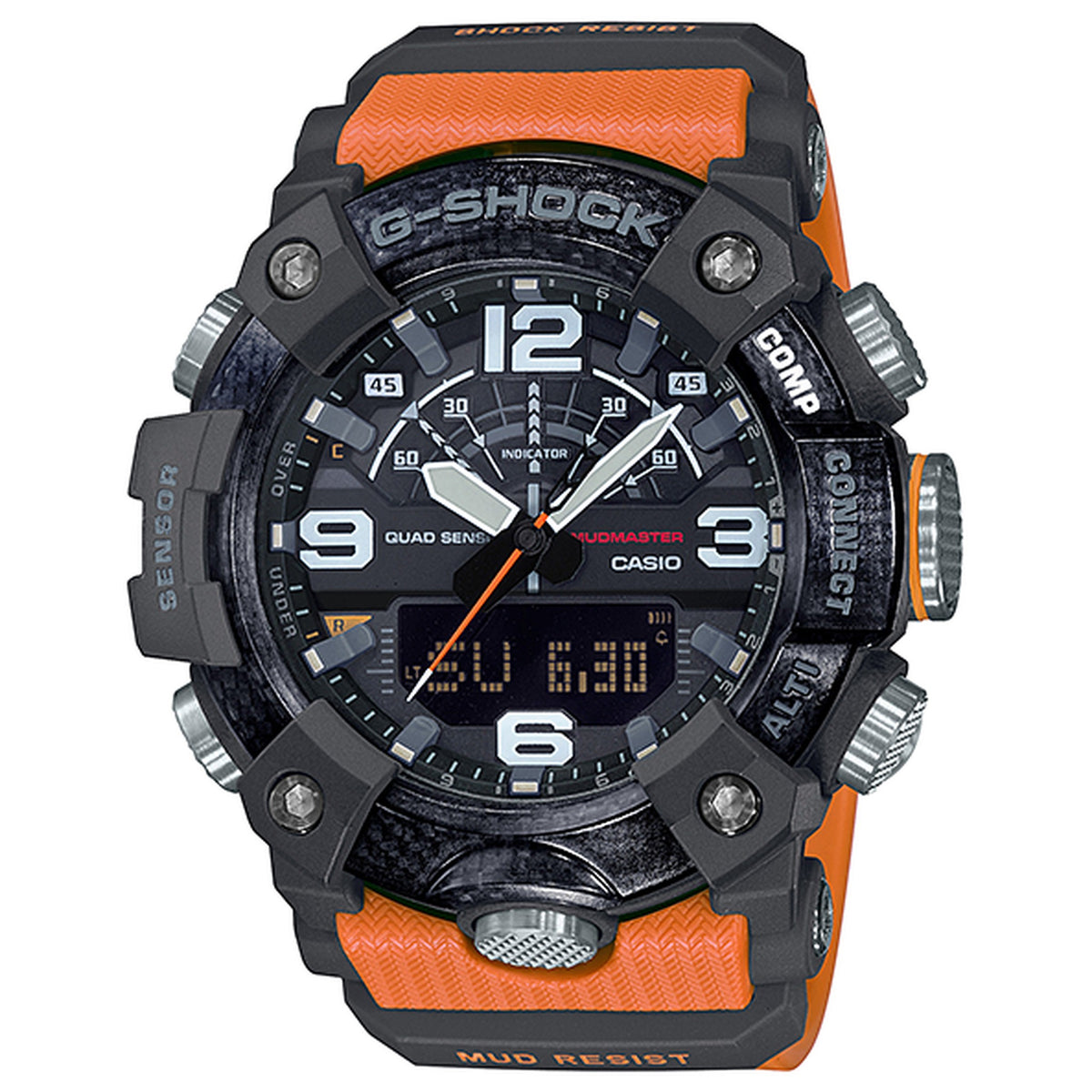 Casio G-Shock GG-B100-1A9 Herrenuhr Schwarz Orange