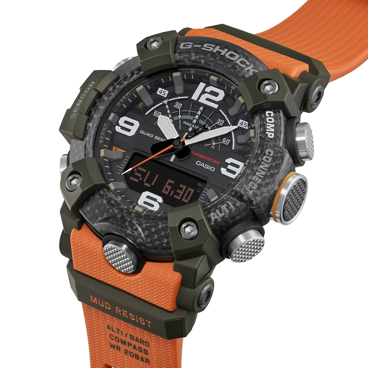 Casio G-Shock GG-B100X-1A9 Herrenuhr Carbon Orange