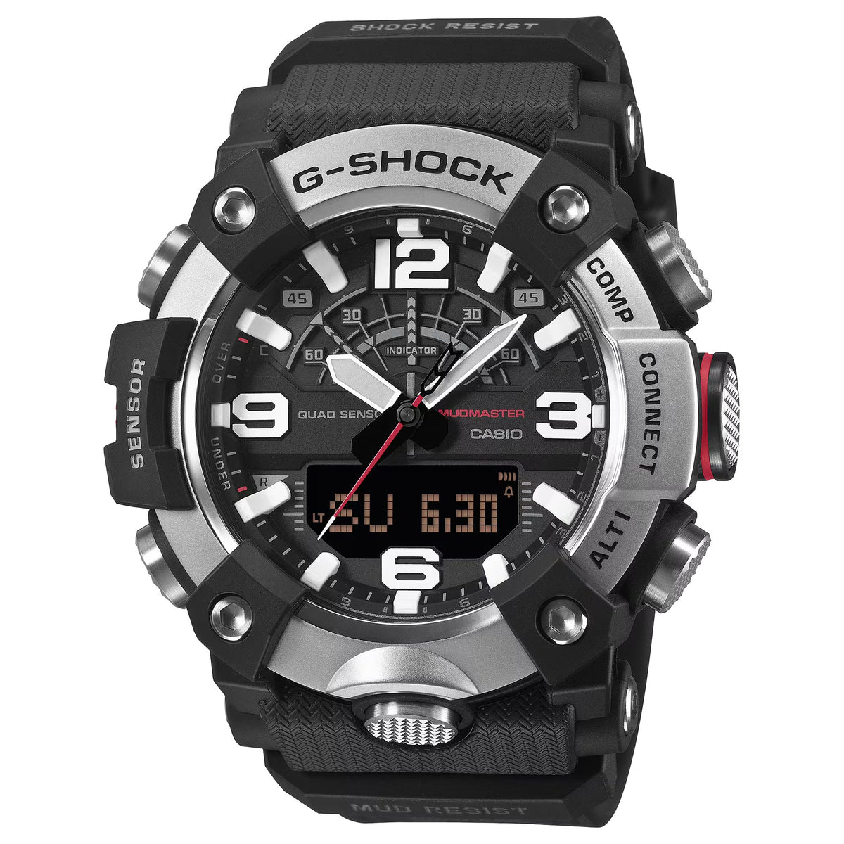 Casio G-Shock GG-B100XM-1A Herrenuhr Schwarz Silber