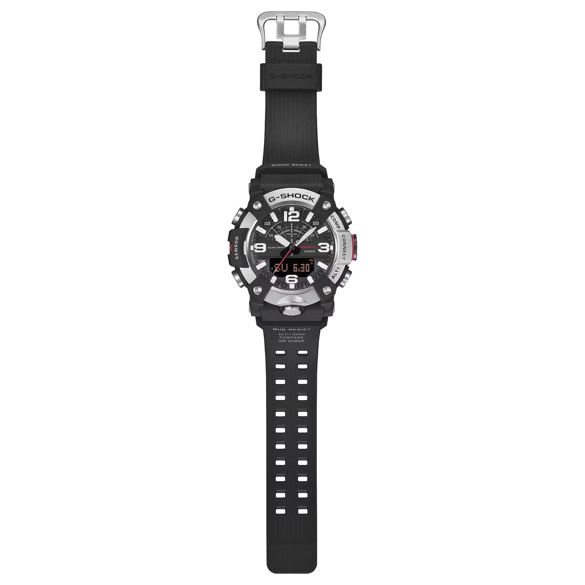 Casio G-Shock GG-B100XM-1A Herrenuhr Schwarz Silber