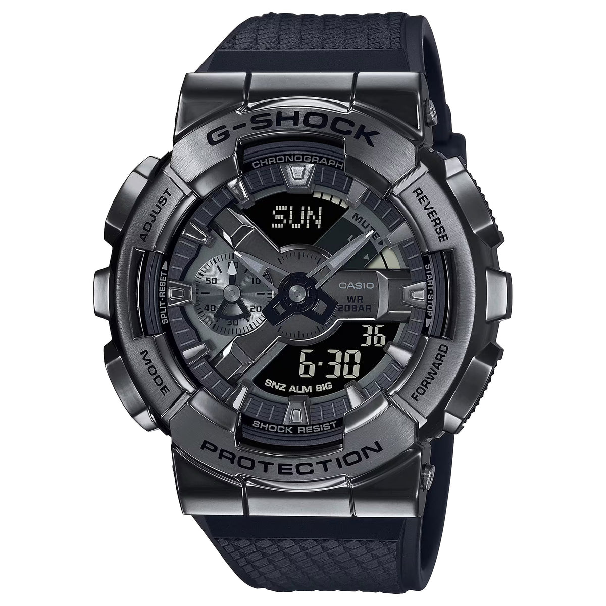 Casio G-Shock GM-110BB-1A Herrenuhr Schwarz