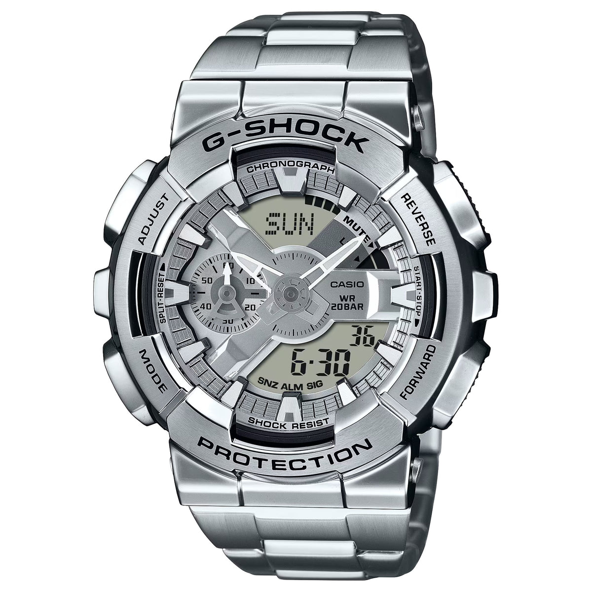 Casio G-Shock GM-110D-8A Men's Silver Watch