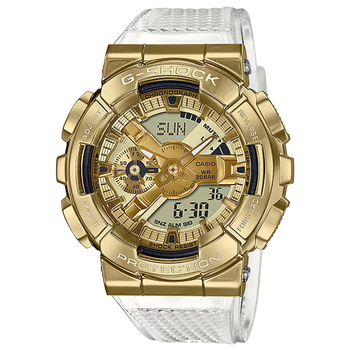 Casio G-Shock GM-110SG-9A Herrenuhr Gold Weiß