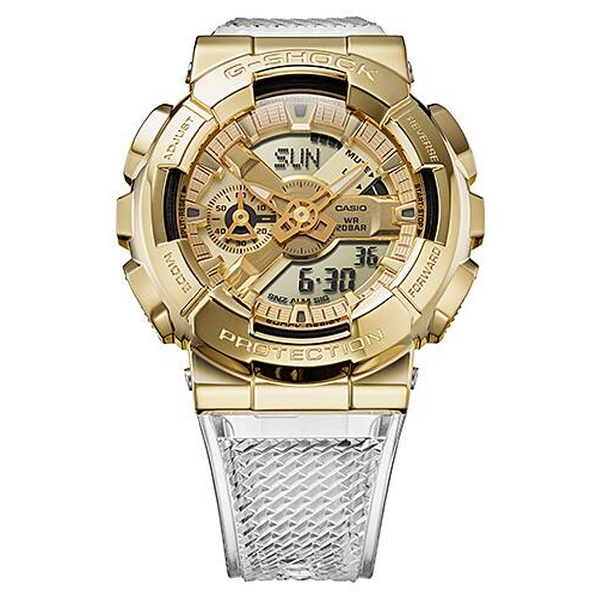 Casio G-Shock GM-110SG-9A Herrenuhr Gold Weiß