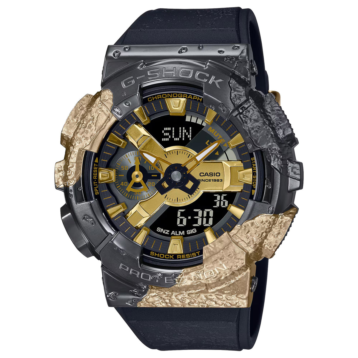 Casio G-Shock GM-114GEM-1A9 Herrenuhr Schwarz Gold