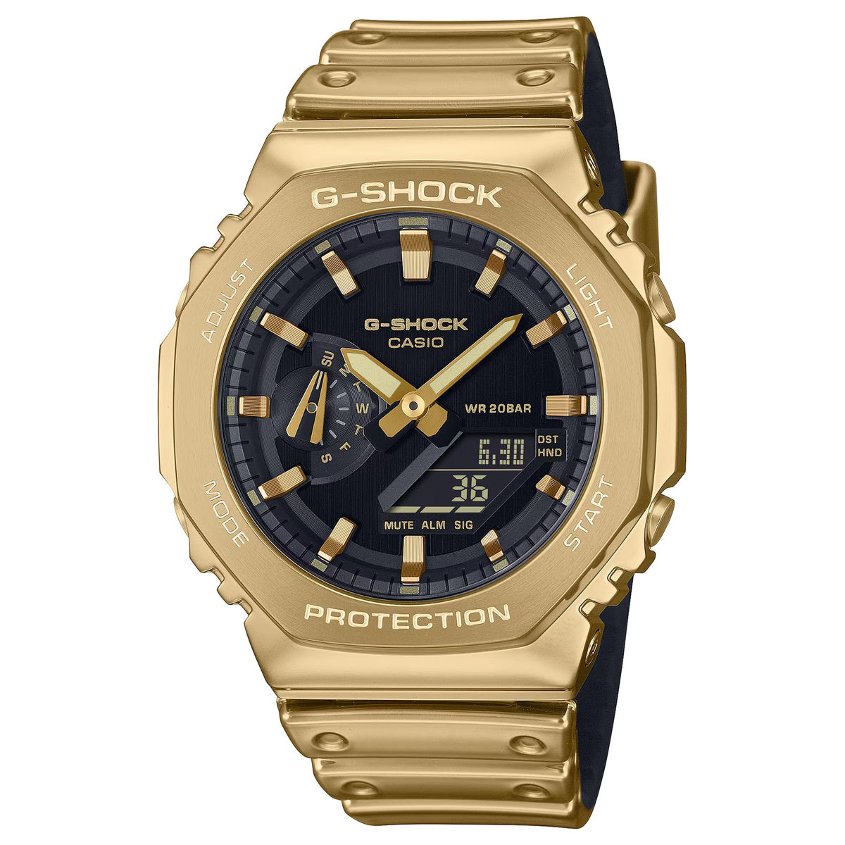Casio G-Shock GM-2100YMG-9A Herrenuhr Gold Schwarz