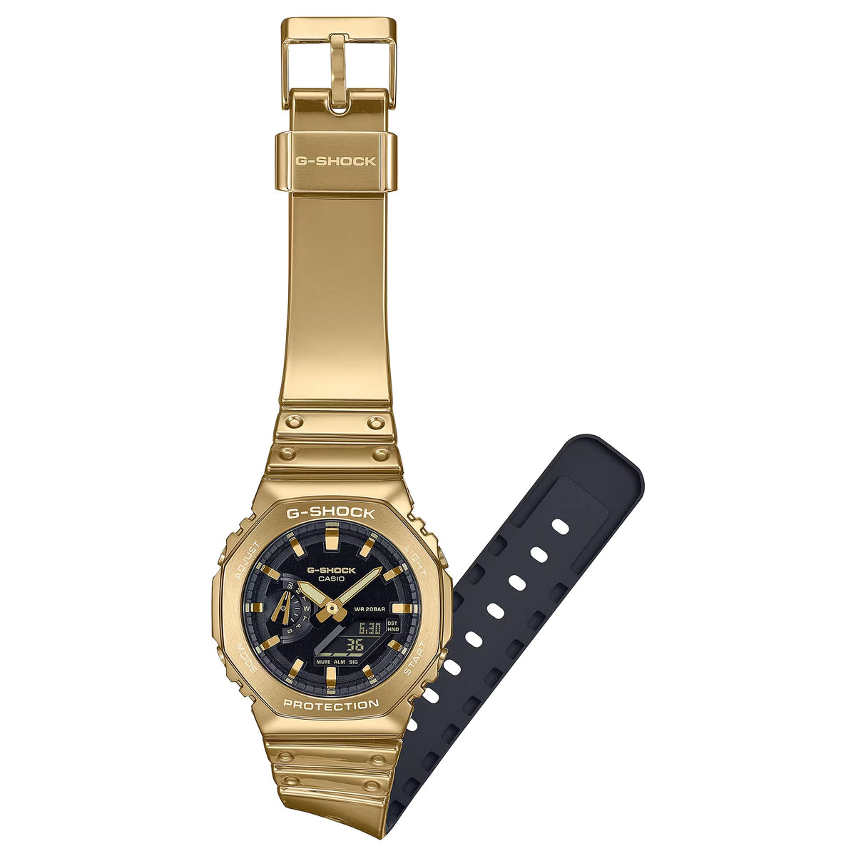 Casio G-Shock GM-2100YMG-9A Herrenuhr Gold Schwarz
