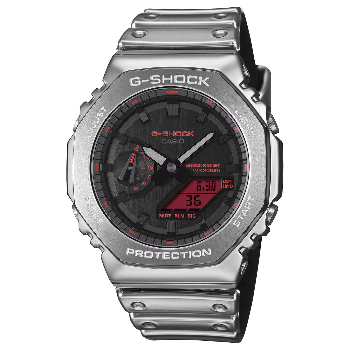 Casio G-Shock GM-2100YRA-8A Herrenuhr Silber