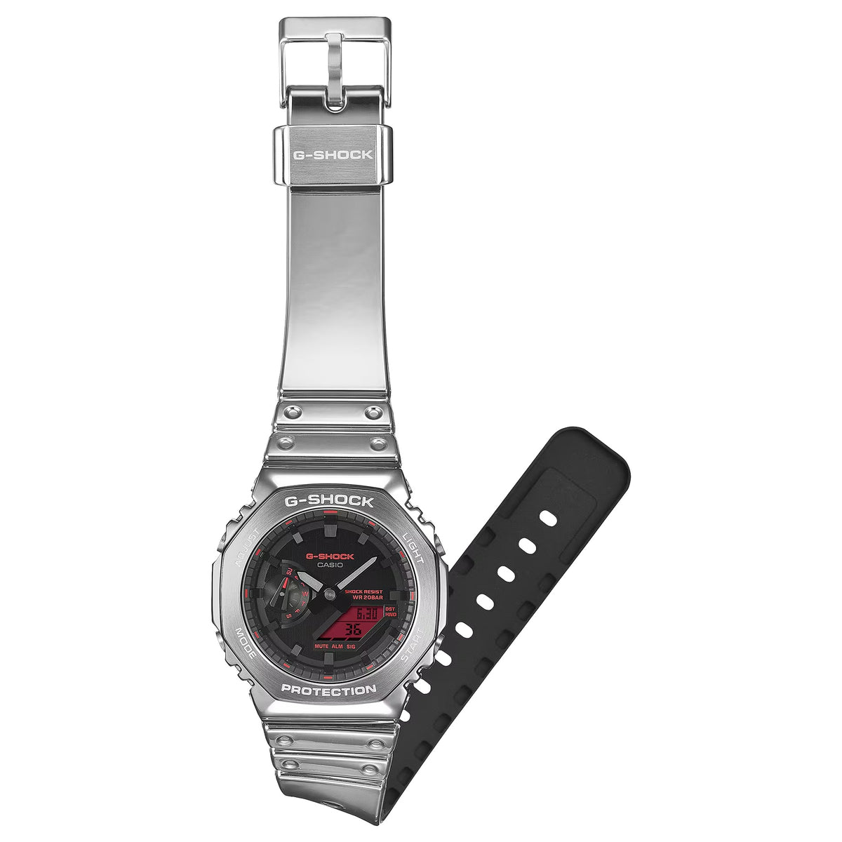 Casio G-Shock GM-2100YRA-8A Herrenuhr Silber