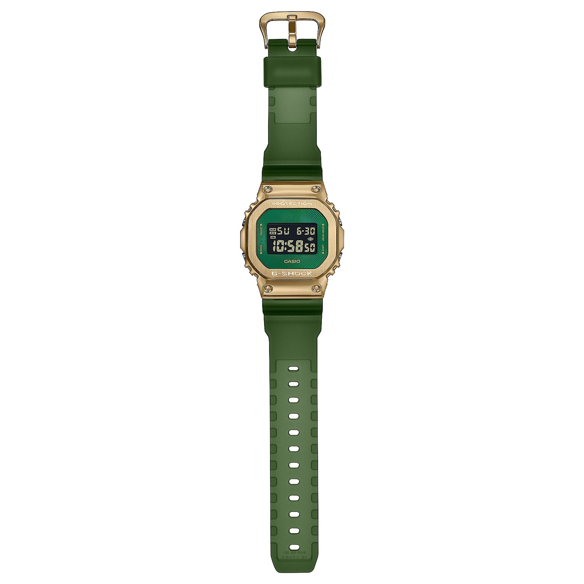 Casio G-Shock GM-5600CL-3 Men's Watch Green Gold