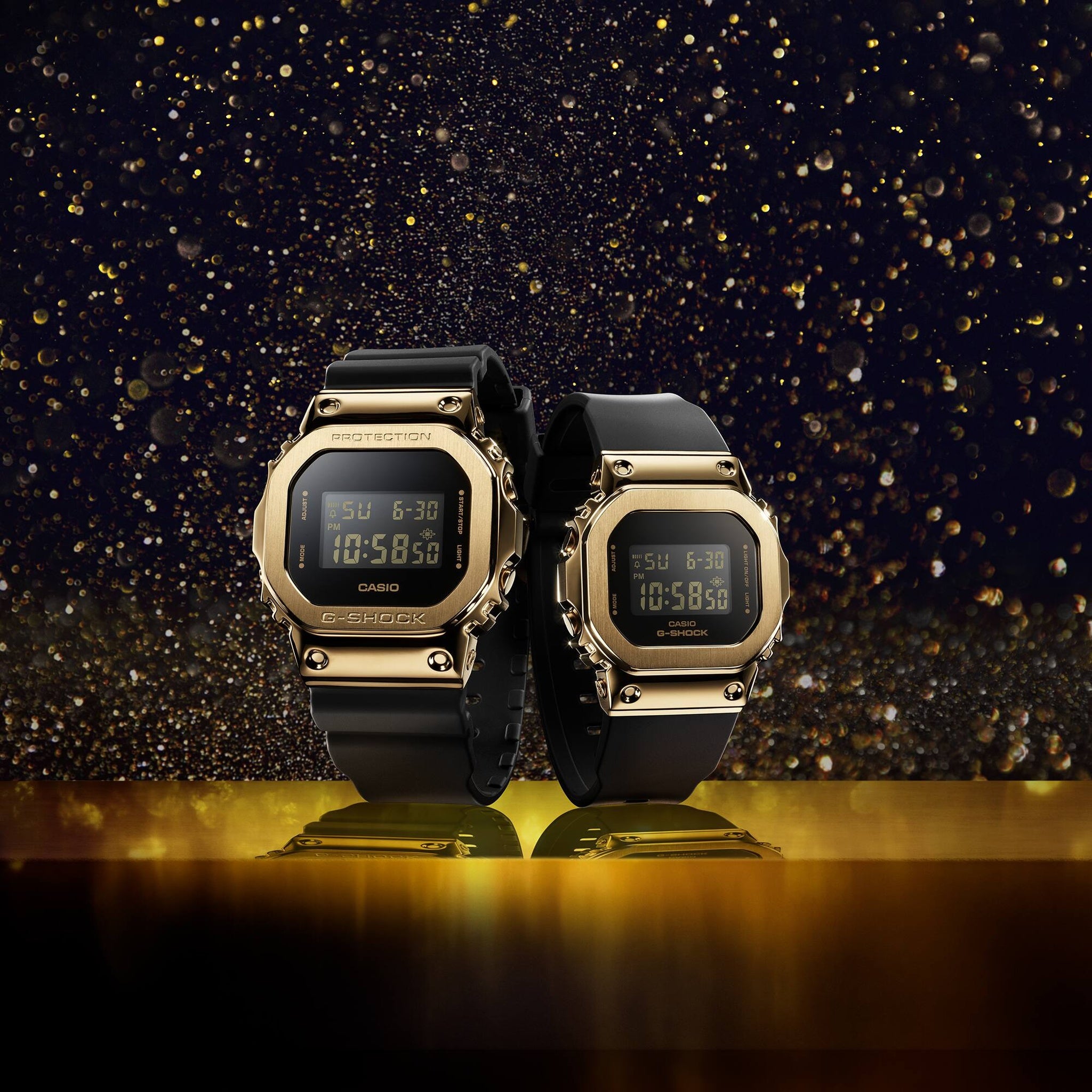 Casio G-Shock GM-5600G-9 Men's Watch Gold Black