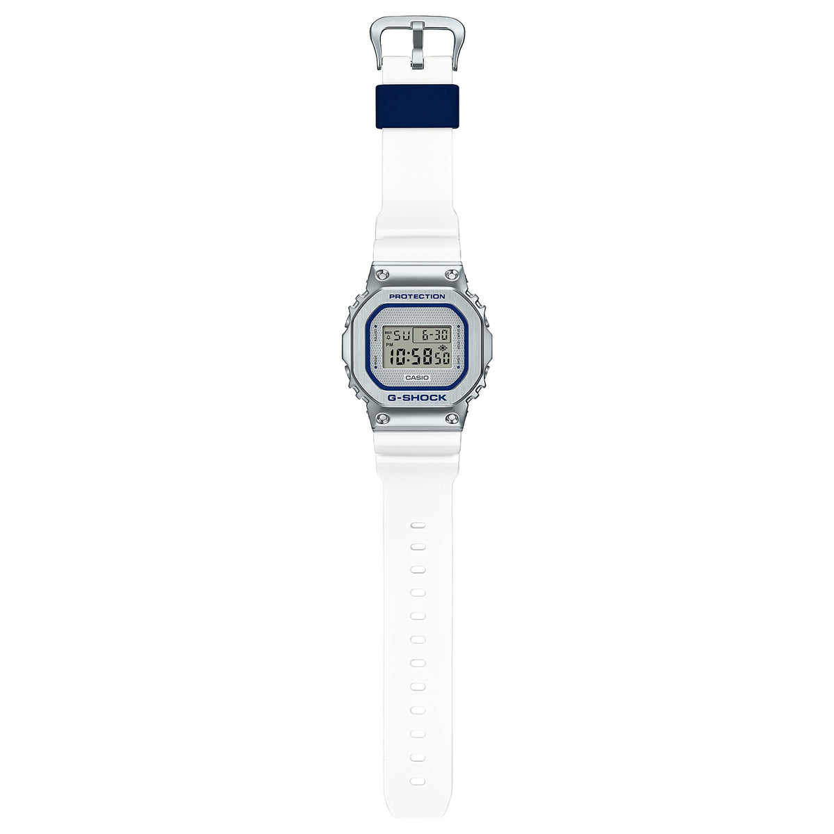 Casio G-Shock GM-5600LC-7 Herrenuhr Silber Weiß