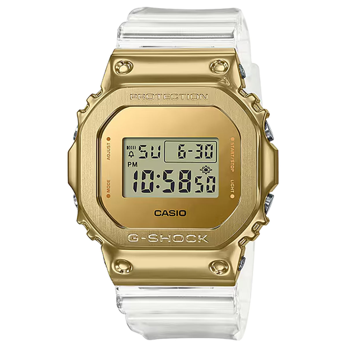 Casio G-Shock GM-5600SG-9 Herrenuhr Gold Transparent