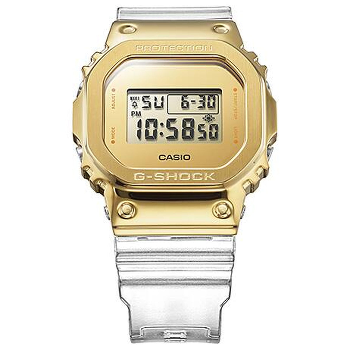 Casio G-Shock GM-5600SG-9 Herrenuhr Gold Transparent
