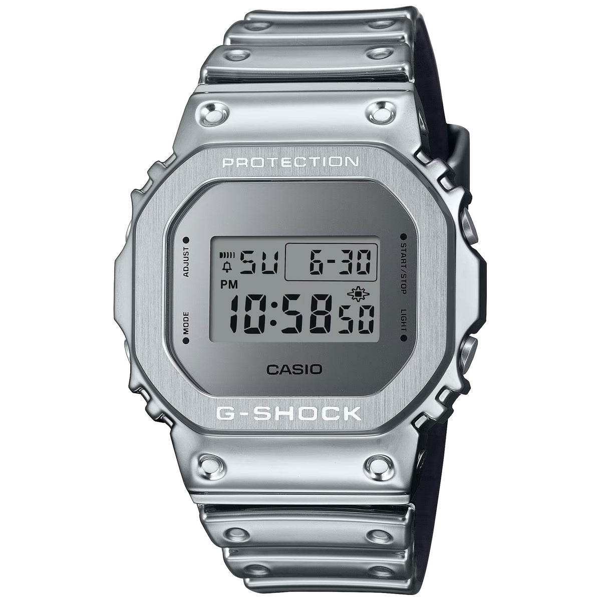Casio G-Shock Full Metal GM-5600YM-8A8 Analog / Digital Uhr Silber