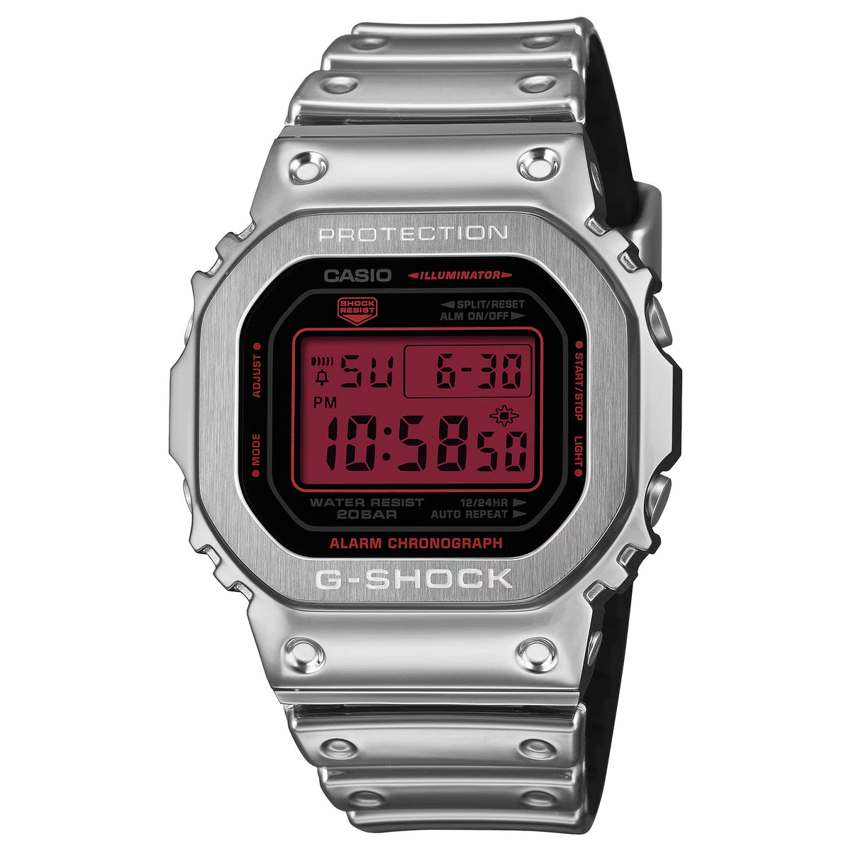 Casio G-Shock GM-5600YRA-8 Herrenuhr Roségoldfarben Silber