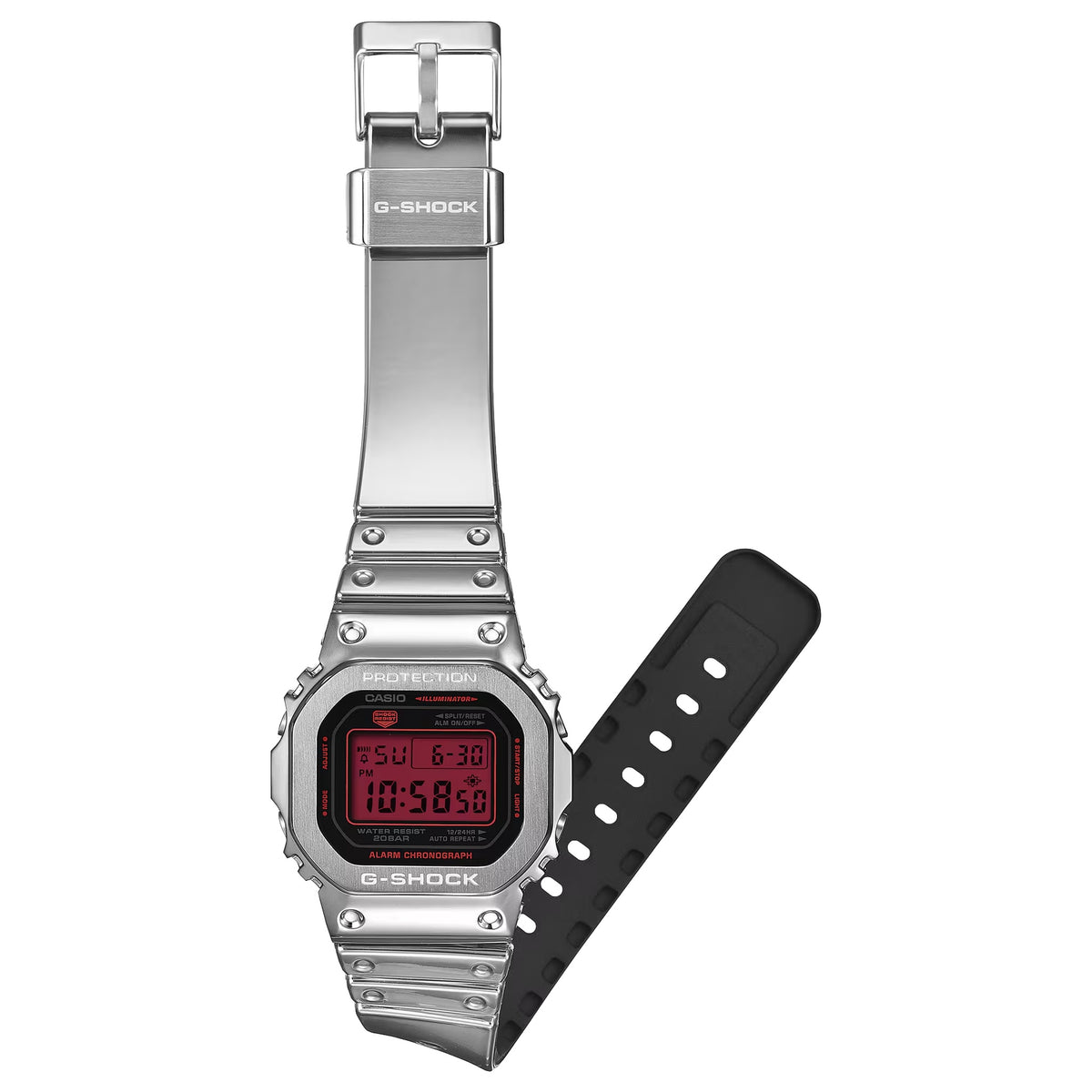 Casio G-Shock GM-5600YRA-8 Herrenuhr Roségoldfarben Silber