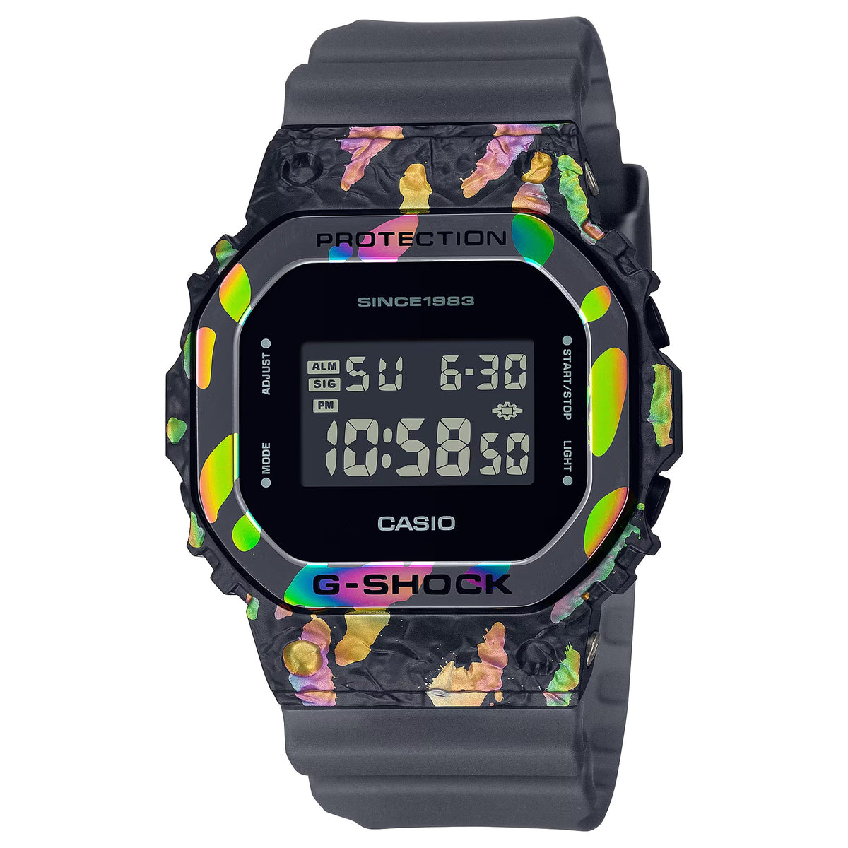 Casio G-Shock GM-5640GEM-1 Herrenuhr Schwarz Multicolor