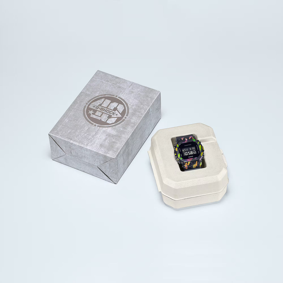 Casio G-Shock GM-5640GEM-1 Herrenuhr Schwarz Multicolor