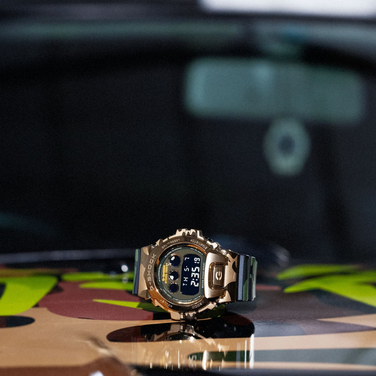 Casio G-Shock GM-6900CMG-3 Herrenuhr Gold Camouflage