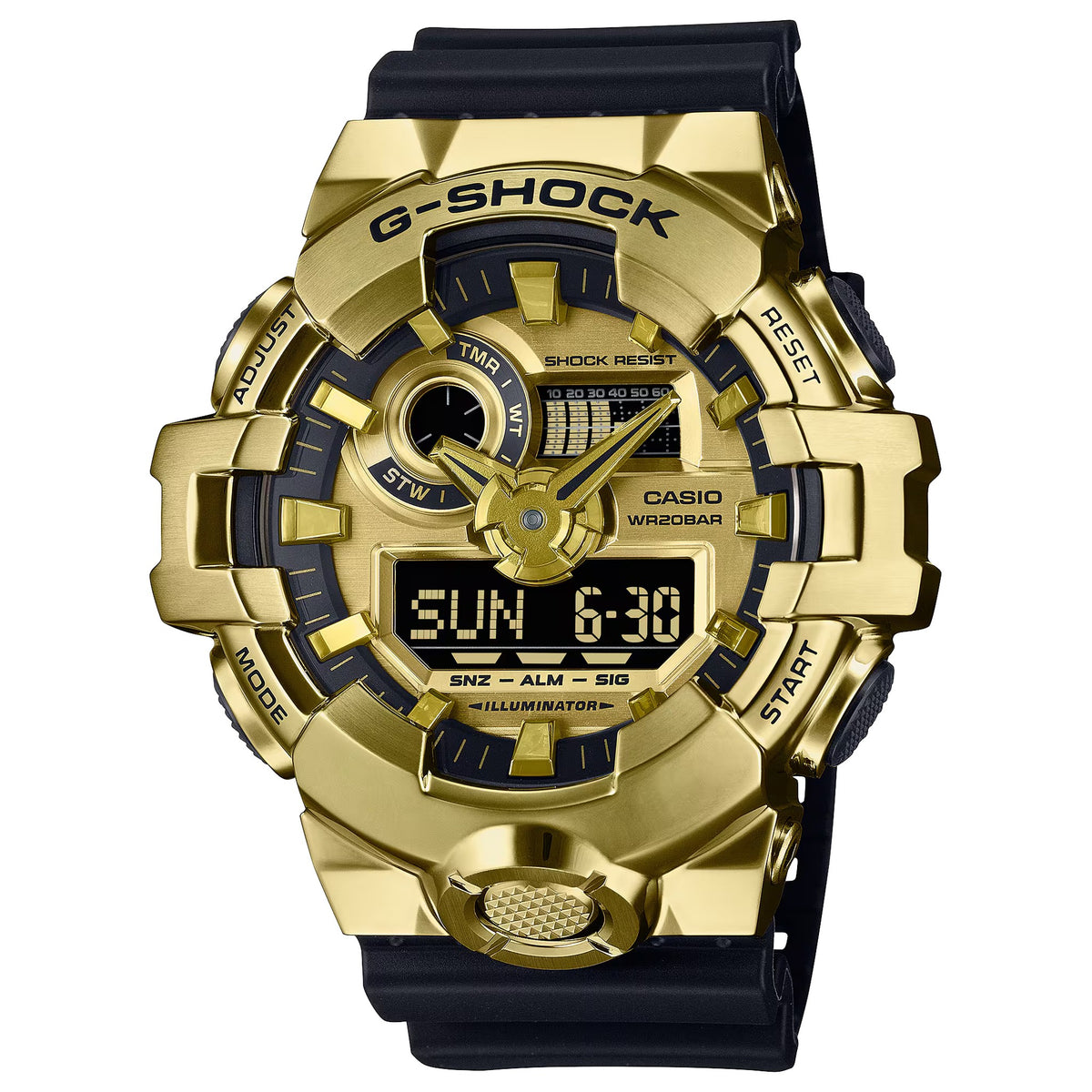 Montre Casio G-Shock GM-700G-9A Homme Doré Noir