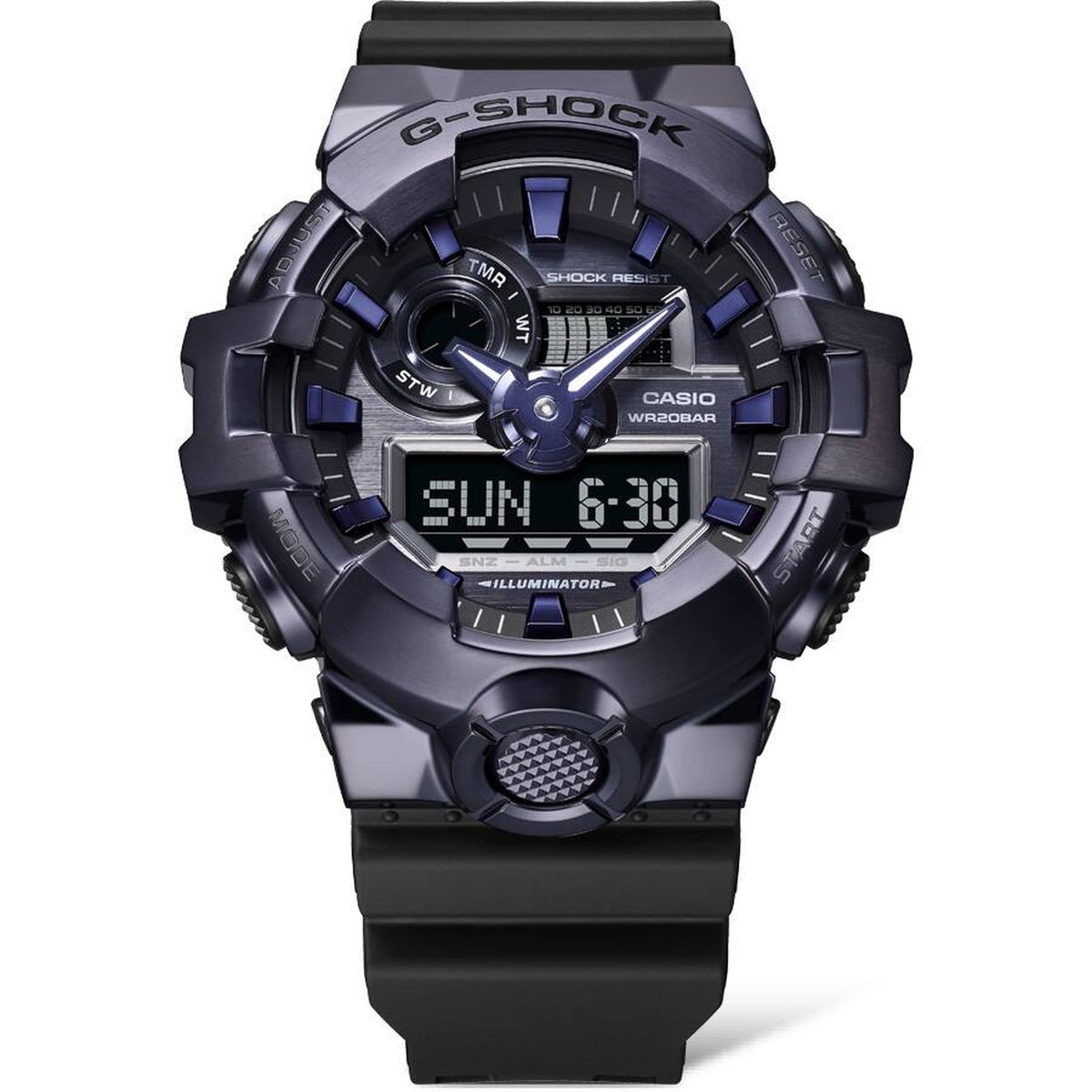 Casio G-Shock GM-700P-6A Herrenuhr Lila Schwarz