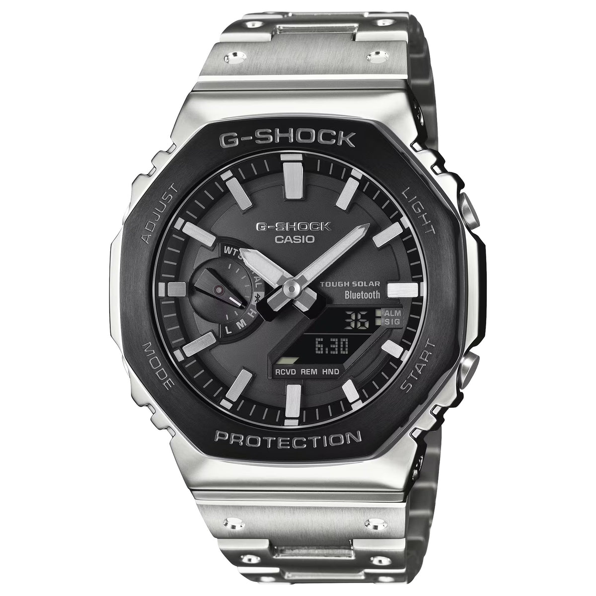 Casio G-Shock GM-B2100BT-1A Herrenuhr Silber Schwarz