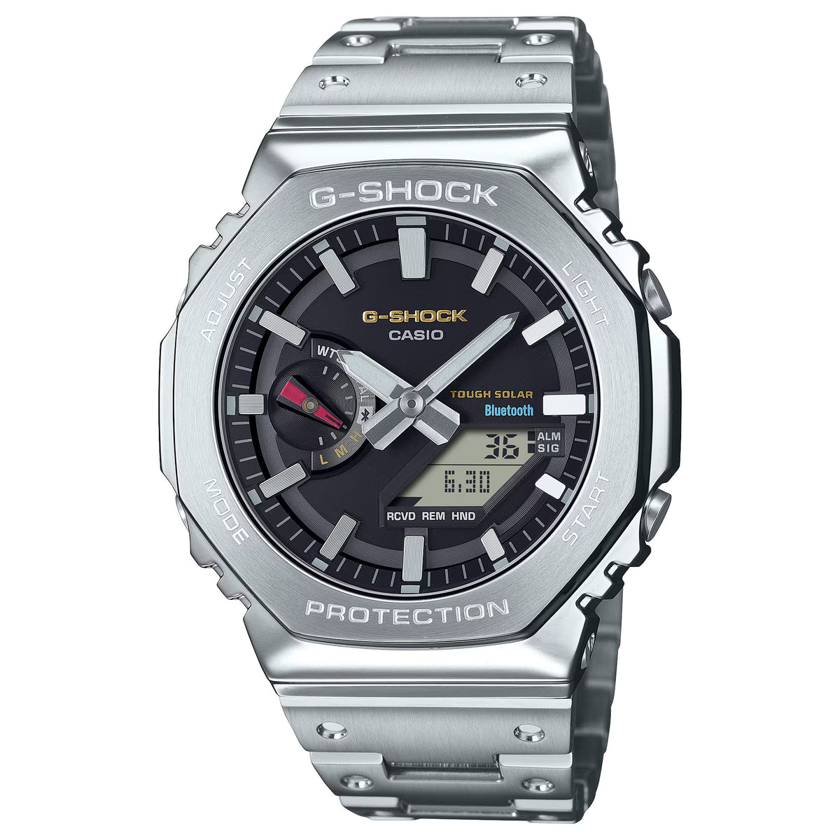 Casio G-Shock GM-B2100SD-1C Herrenuhr Silber Schwarz