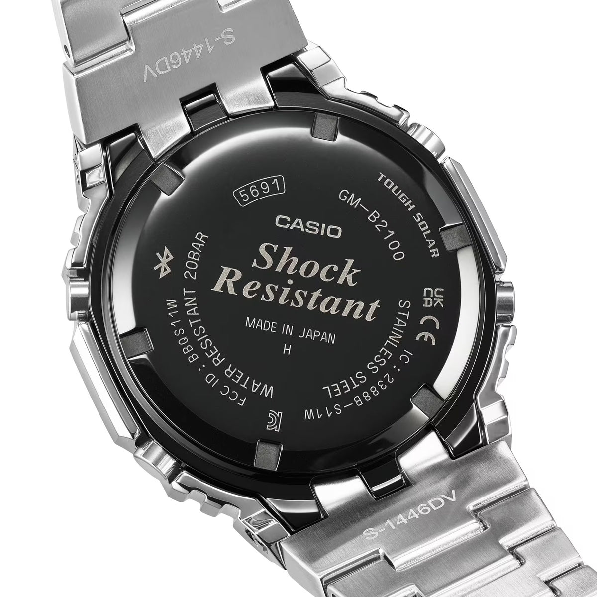 Casio G-Shock GM-B2100SD-1C Herrenuhr Silber Schwarz