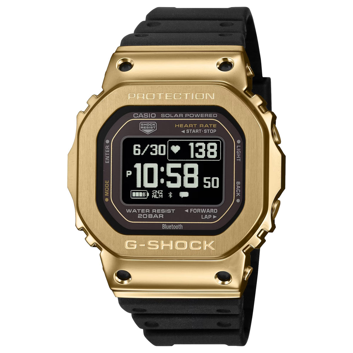 Casio G-Shock GM-H5600-9 Damenuhr Schwarz Gold
