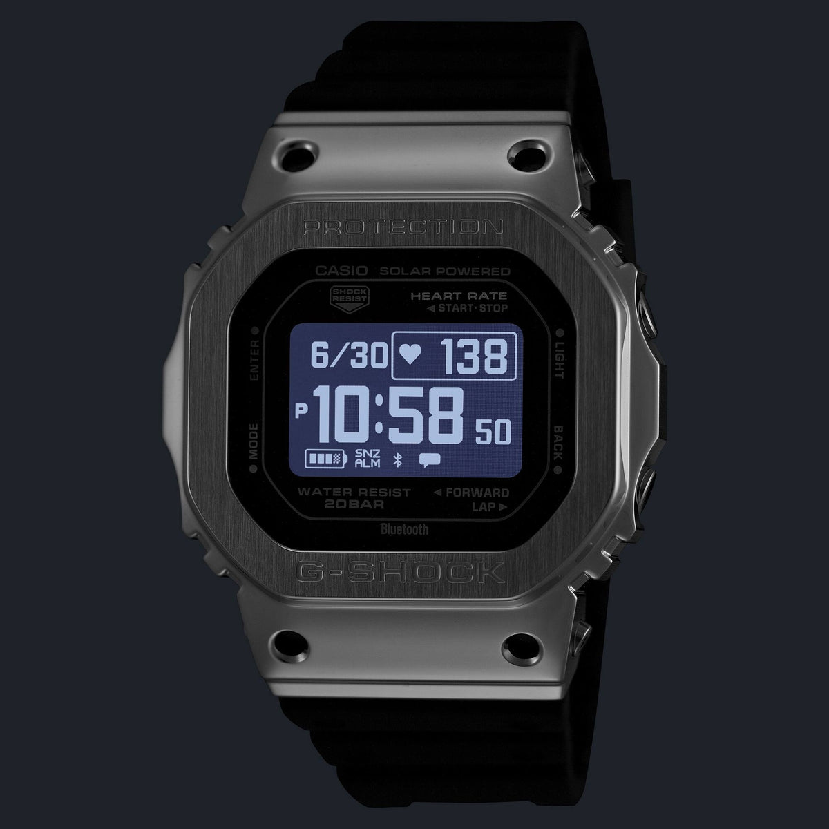 Casio G-Shock GM-H5600-9 Damenuhr Schwarz Gold