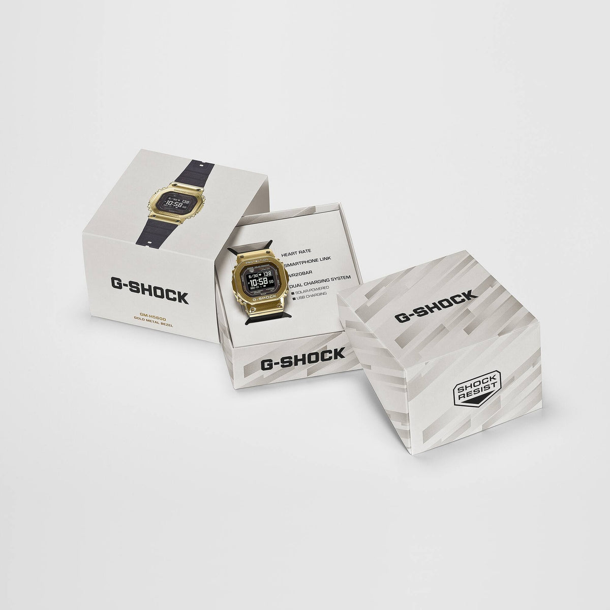 Casio G-Shock GM-H5600-9 Damenuhr Schwarz Gold