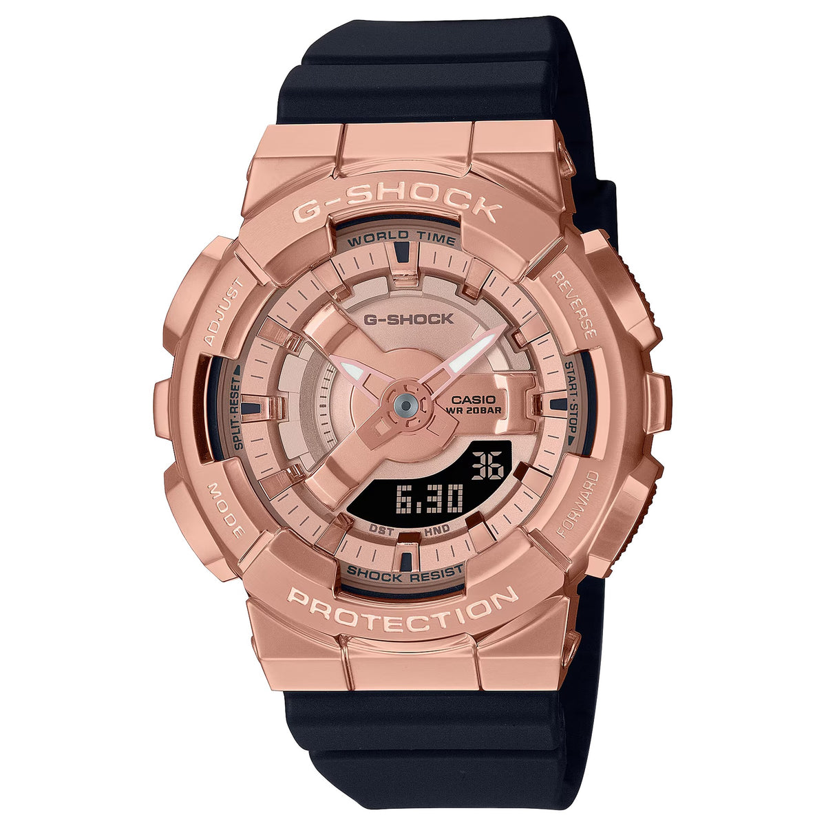 Casio G-Shock GM-S110PG-1A Damenuhr Roségold Schwarz