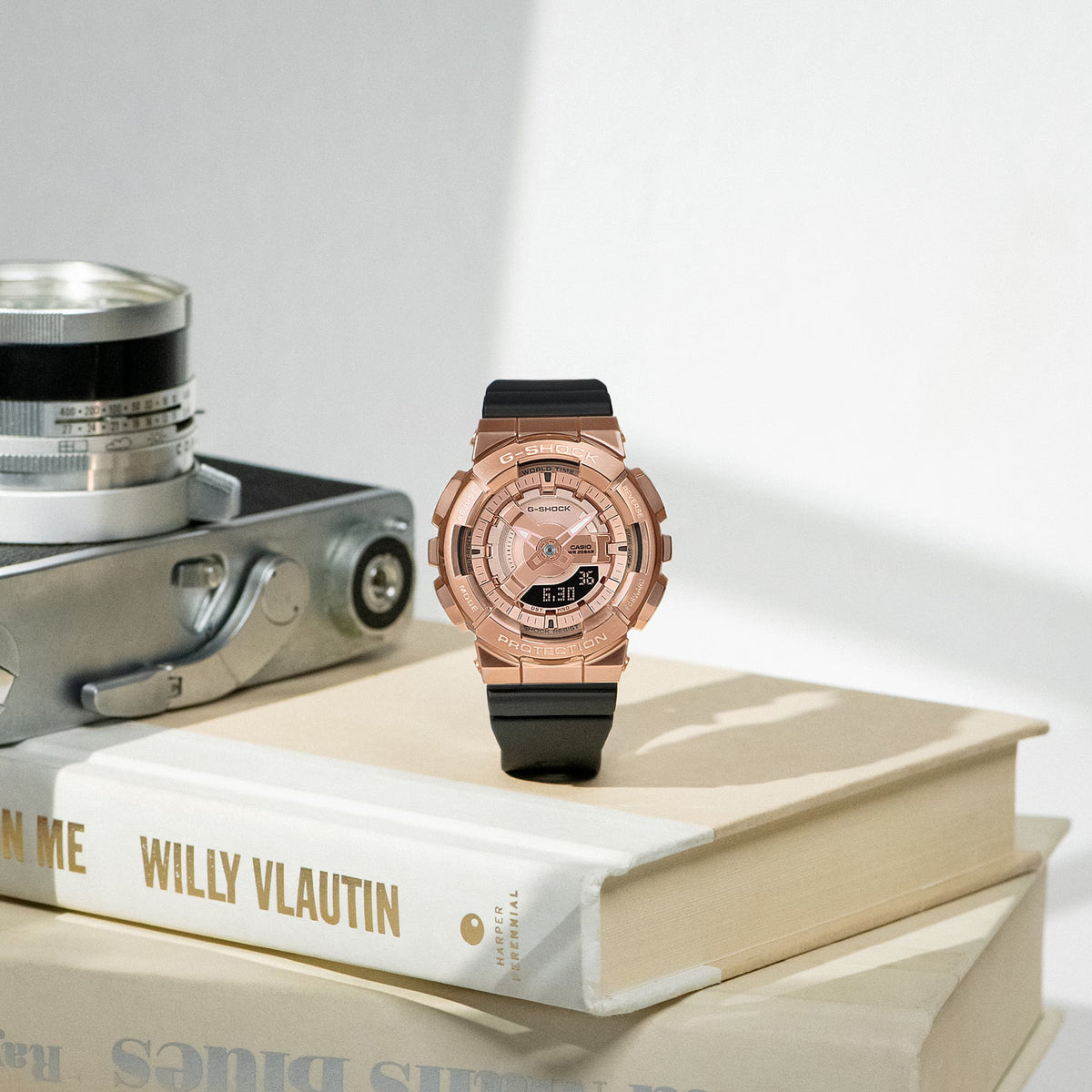 Casio G-Shock GM-S110PG-1A Damenuhr Roségold Schwarz