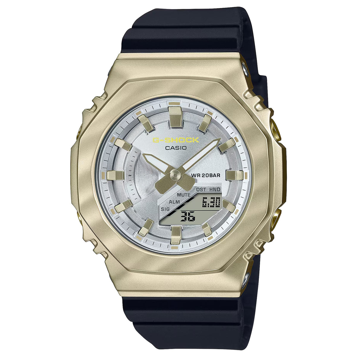 Casio G-Shock GM-S2100BC-1A Damenuhr Schwarz Silber